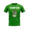 Alan Thompson Name And Number Celtic T-Shirt (Green)