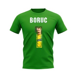 Artur Boruc Name And Number Celtic T-Shirt (Green)