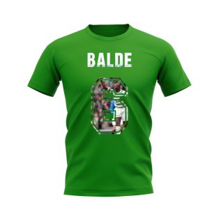 Bobo Balde Name And Number Celtic T-Shirt (Green)