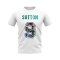 Chris Sutton Name And Number Celtic T-Shirt (White)