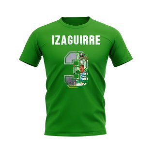 Emilio Izaguirre Name And Number Celtic T-Shirt (Green)