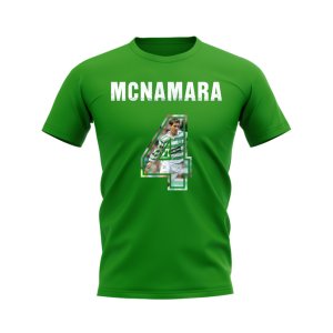 Jackie McNamara Name And Number Celtic T-Shirt (Green)