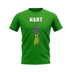 Joe Hart Name And Number Celtic T-Shirt (Green)