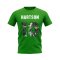 John Hartson Name And Number Celtic T-Shirt (Green)