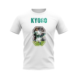 Kyogo Furuhashi Name And Number Celtic T-Shirt (White)