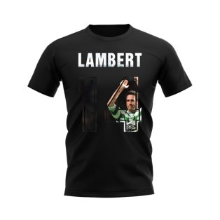 Paul Lambert Name And Number Celtic T-Shirt (Black)