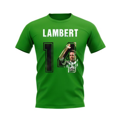 Paul Lambert Name And Number Celtic T-Shirt (Green)