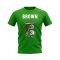 Scott Brown Name And Number Celtic T-Shirt (Green)