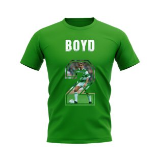 Tom Boyd Name And Number Celtic T-Shirt (Green)