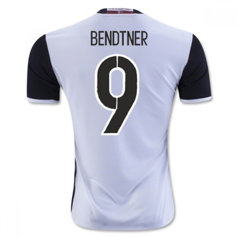 2016-2017 Denmark Away Shirt (Bendtner 9) - Kids