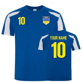 Ukraine Sports Training Jersey (Your Name)