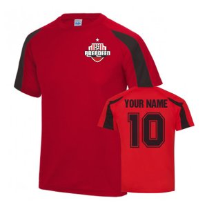 Your Name Aberdeen Sports Training Jersey (Red)