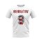 Dimitar Berbatov Name And Number Bayer Leverkusen T-Shirt (White)