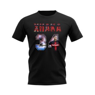 Granit Xhaka Name And Number Bayer Leverkusen T-Shirt (Black)