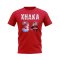Granit Xhaka Name And Number Bayer Leverkusen T-Shirt (Red)
