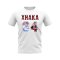 Granit Xhaka Name And Number Bayer Leverkusen T-Shirt (White)