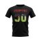 Jeremie Frimpong Name And Number Bayer Leverkusen T-Shirt (Black)