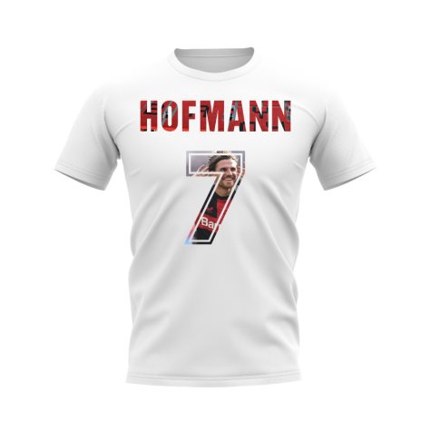 Jonas Hofmann Name And Number Bayer Leverkusen T-Shirt (White)