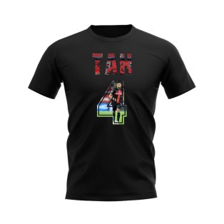 Jonathan Tah Name And Number Bayer Leverkusen T-Shirt (Black)