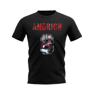 Robert Andrich Name And Number Bayer Leverkusen T-Shirt (Black)