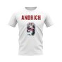 Robert Andrich Name And Number Bayer Leverkusen T-Shirt (White)