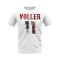 Rudi Voller Name And Number Bayer Leverkusen T-Shirt (White)