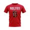 Simon Rolfes Name And Number Bayer Leverkusen T-Shirt (Red)