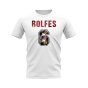 Simon Rolfes Name And Number Bayer Leverkusen T-Shirt (White)