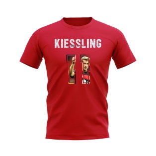 Stefan Kiessling Name And Number Bayer Leverkusen T-Shirt (Red)