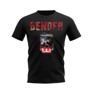 Sven Bender Name And Number Bayer Leverkusen T-Shirt (Black)