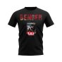 Sven Bender Name And Number Bayer Leverkusen T-Shirt (Black)