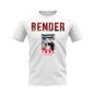 Sven Bender Name And Number Bayer Leverkusen T-Shirt (White)