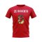 Ze Roberto Name And Number Bayer Leverkusen T-Shirt (Red)