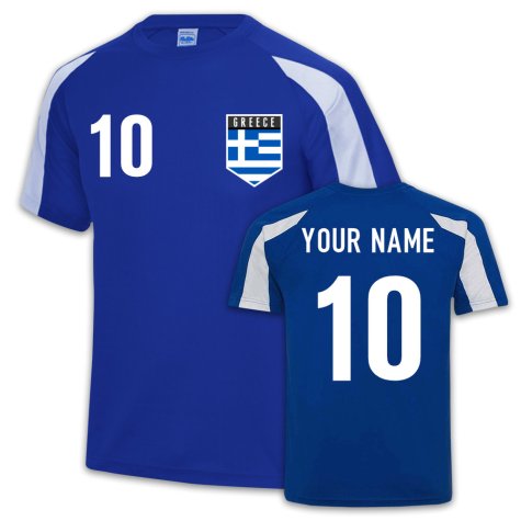 Greece Sports Training Jersey (Your Name)