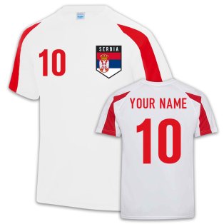 Serbia Sports Training Jersey (Your Name)