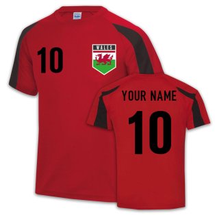 Wales Sports Training Jersey (Your Name)