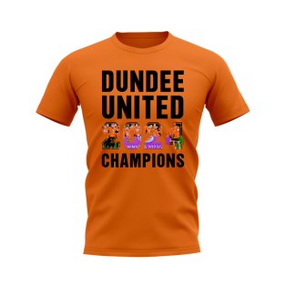 Dundee United 2024 Champions T-Shirt (Orange)
