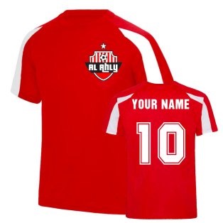 Al-Ahly Sports Training Jersey (Your Name)