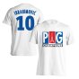 PSG Champions T-Shirt (Ibrahimovic 10) - White (Kids)