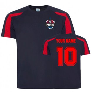 Your Name PSG Sports Training Jersey (Navy)