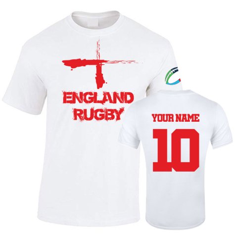 England Country Rugby T-Shirt (Your Name)