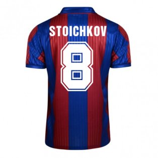 Score Draw Barcelona 1992 Home Shirt (Stoichkov 8)