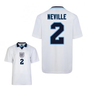 Score Draw England Euro 1996 Home Shirt (Neville 2)