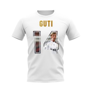 Guti Name And Number Real Madrid T-Shirt (White)