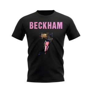 David Beckham Name And Number Inter Miami T-Shirt (Black)