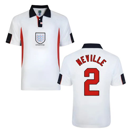 Score Draw England World Cup 1998 Home Shirt (Neville 2) Score Draw England World Cup 1998 Home Shirt (Neville 2)