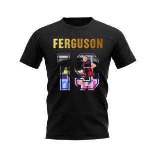 Lewis Ferguson Name And Number Bologna T-Shirt (Black)