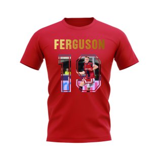 Lewis Ferguson Name And Number Bologna T-Shirt (Red)