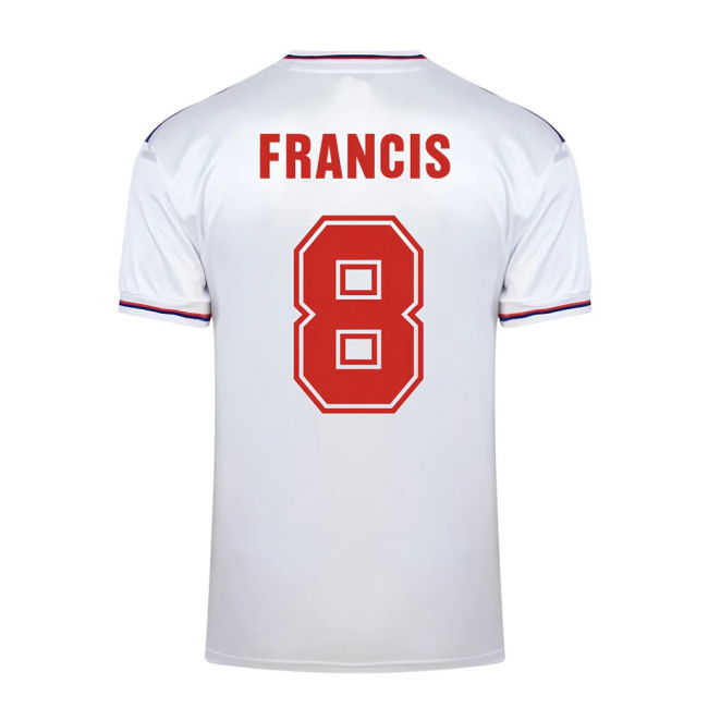 Score Draw England World Cup 1982 Home Shirt (Francis 8)