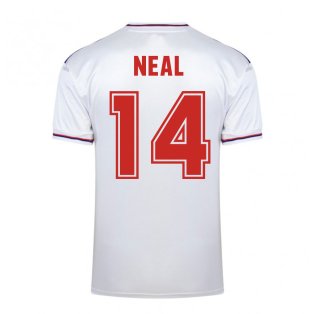 Score Draw England World Cup 1982 Home Shirt (Neal 14)